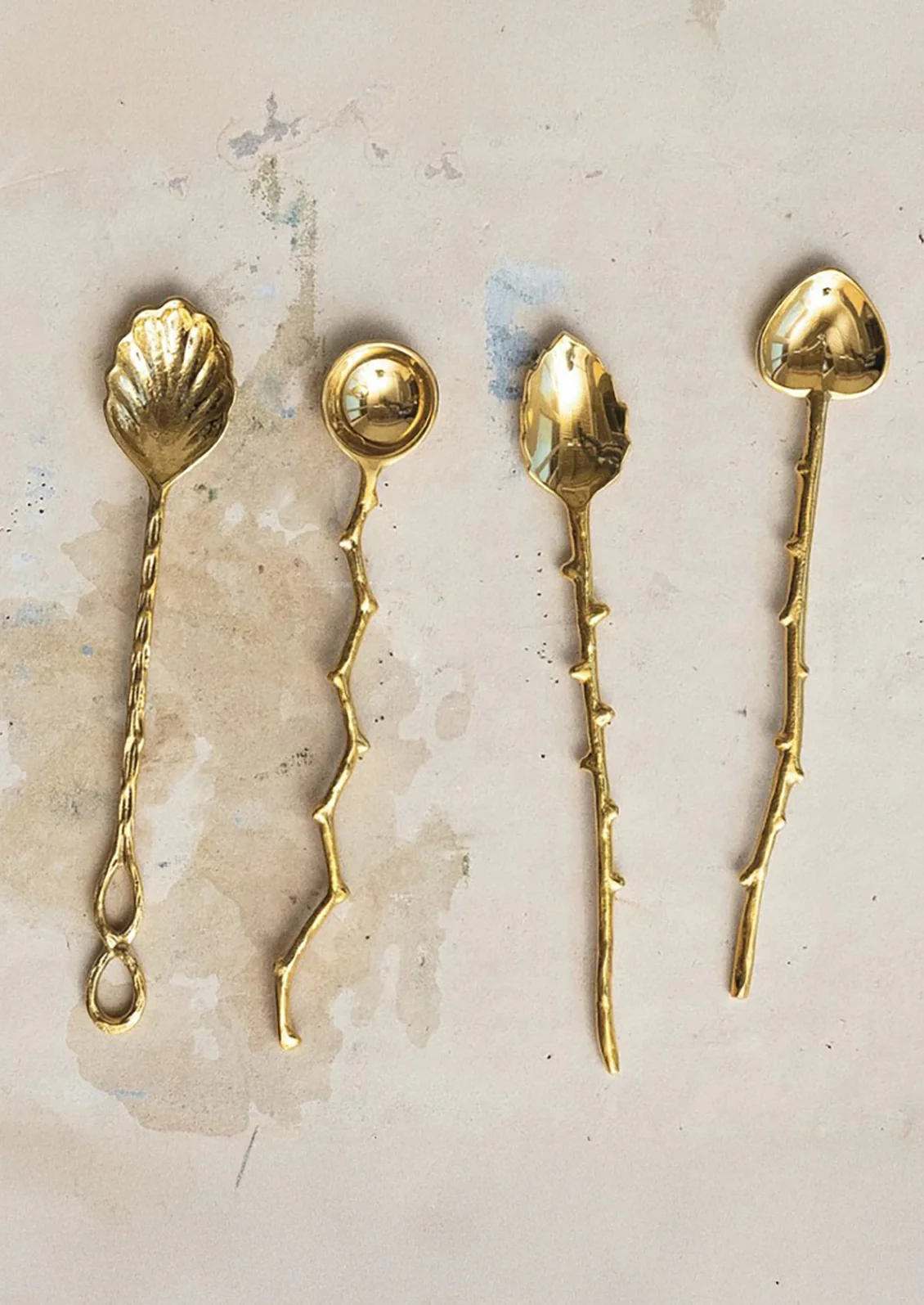 Solstice Brass Spoons