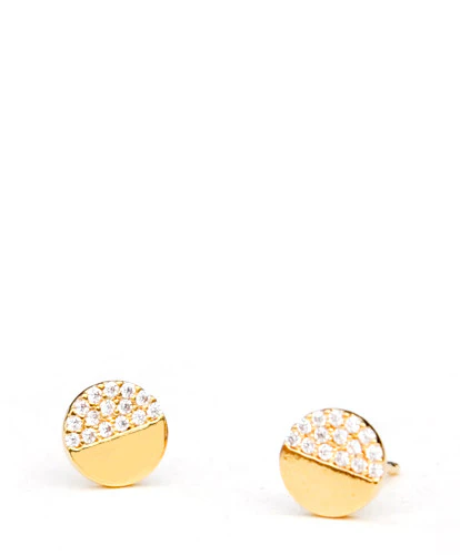 Sparkling Eclipse Stud Earrings