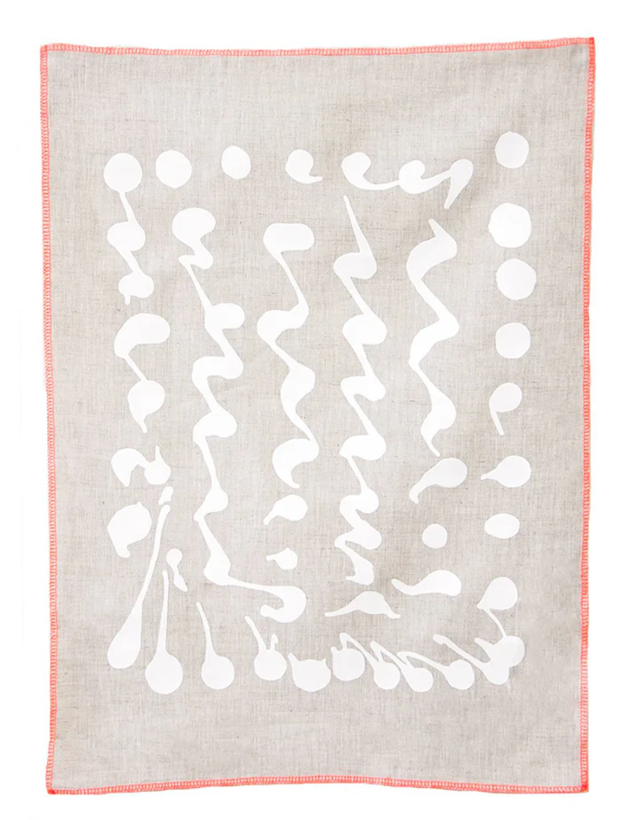 Splatter Squiggle Tea Towel - Image 3