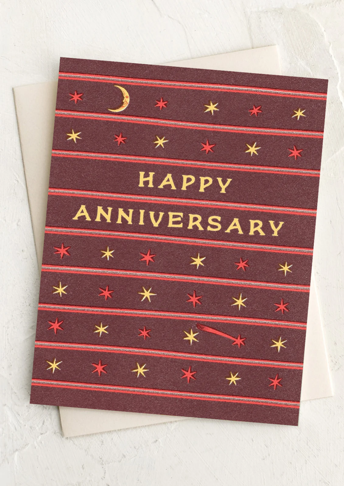 Starry Anniversary Card