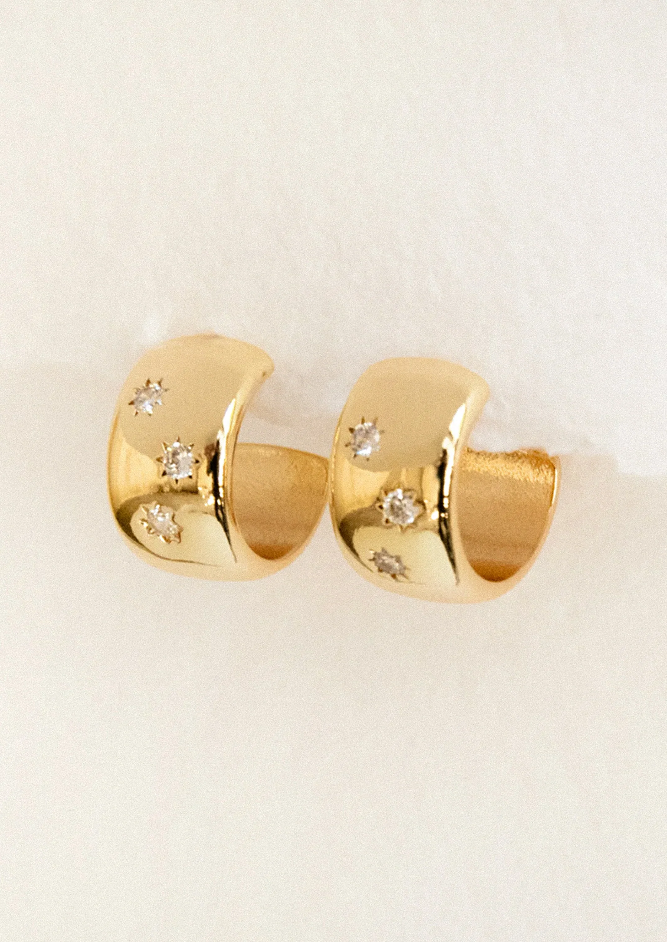 Starry Night Hoop Earrings
