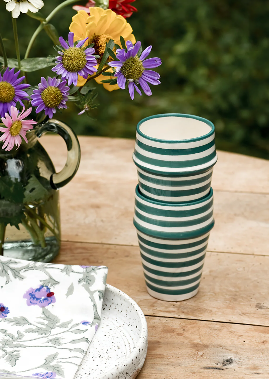 Striped Ceramic Beldi Tumbler - Image 3