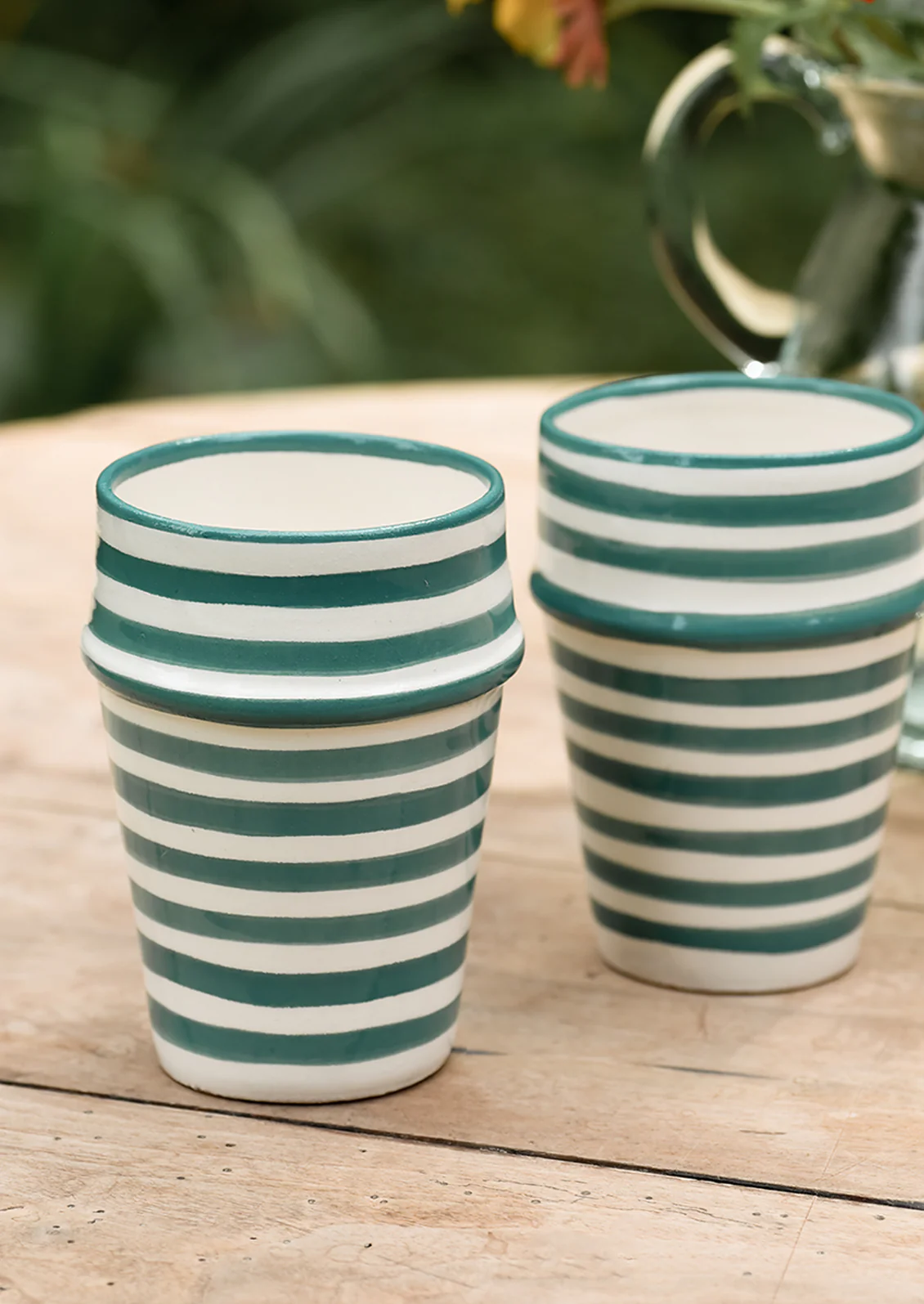 Striped Ceramic Beldi Tumbler - Image 5