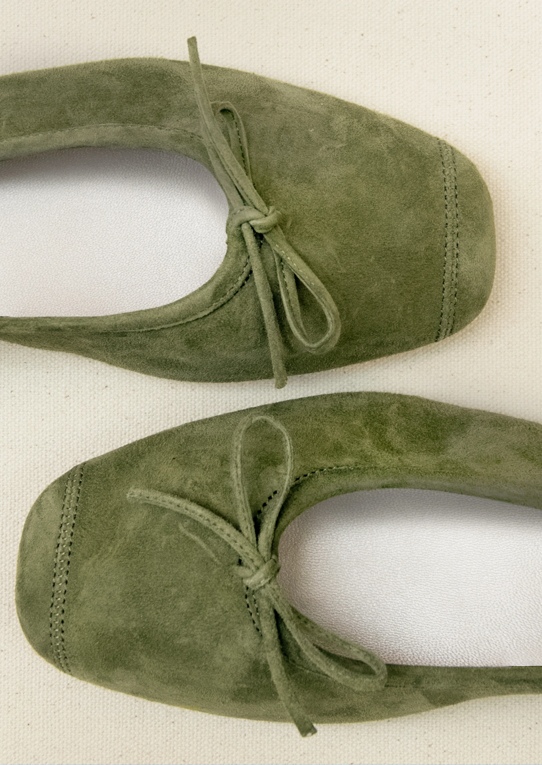 Suede Cap Toe Ballet Flat - Image 5