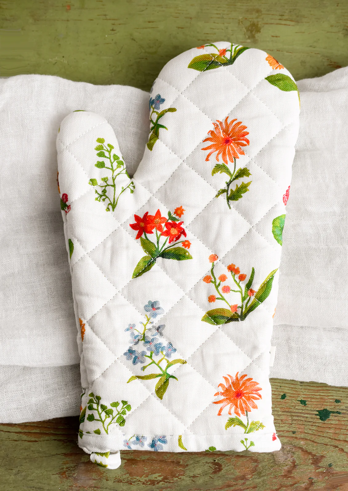 Summer Garden Oven Mitt