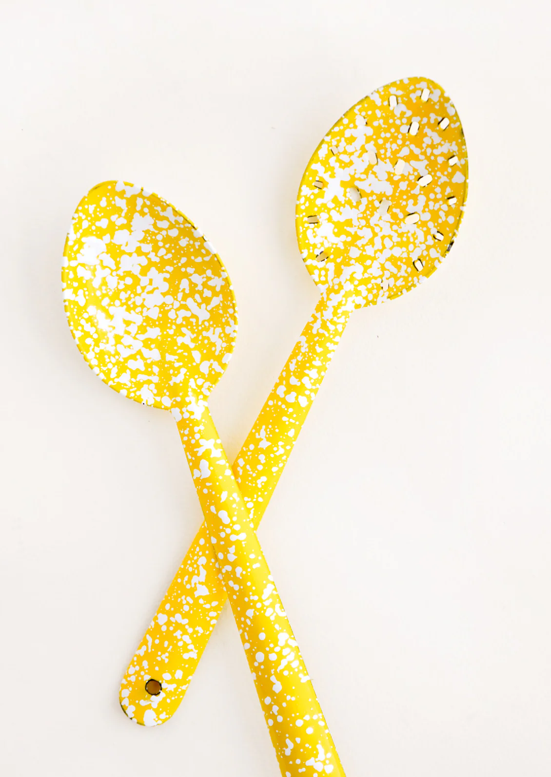 Sun Splatter Enamel Serving Set