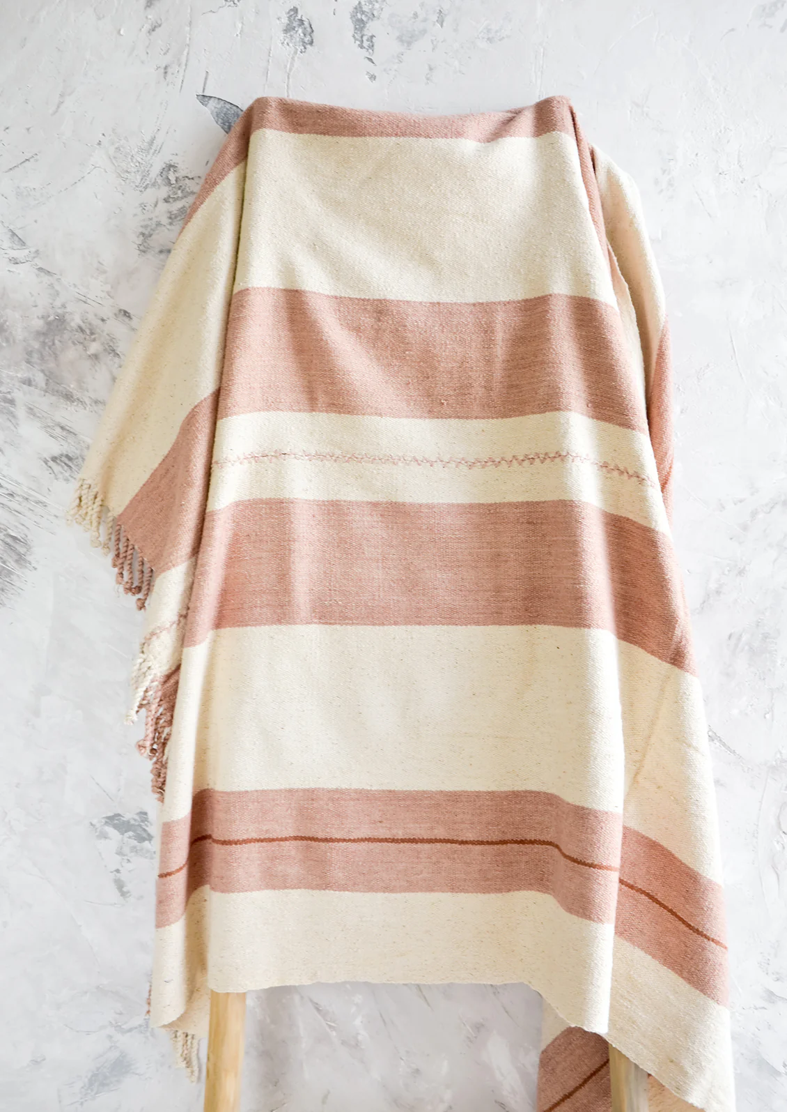 Sunset Natural Cotton Blanket - Image 6