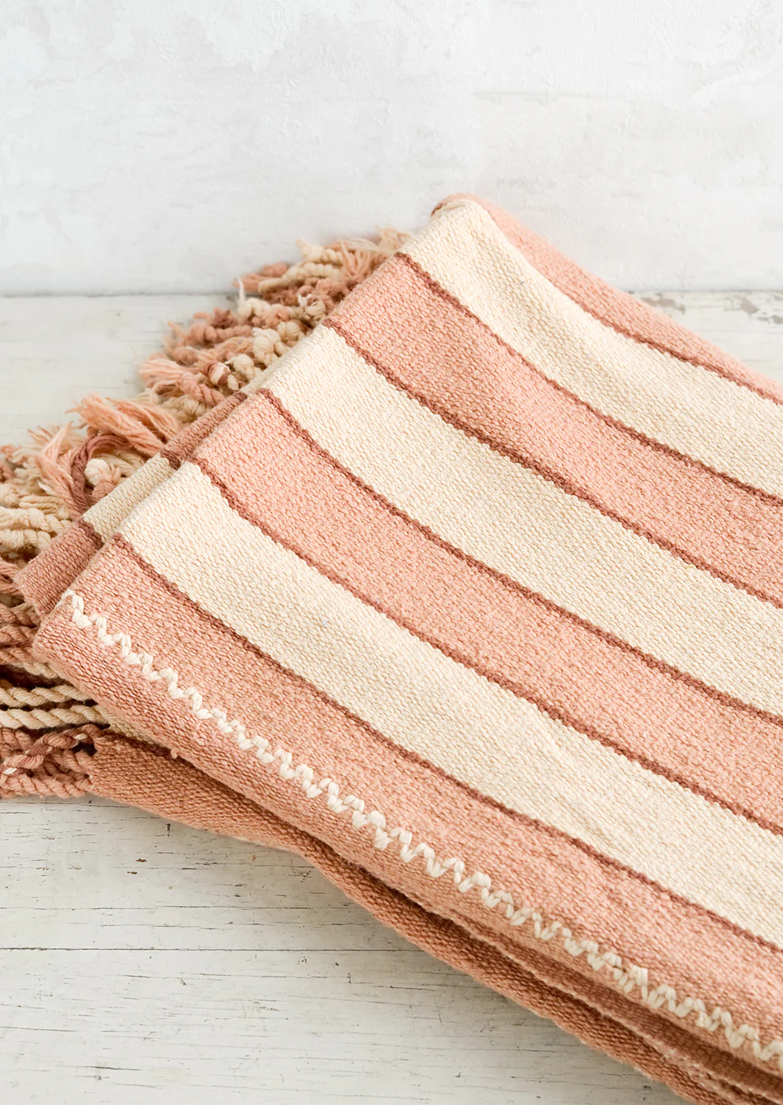 Sunset Natural Cotton Blanket - Image 7