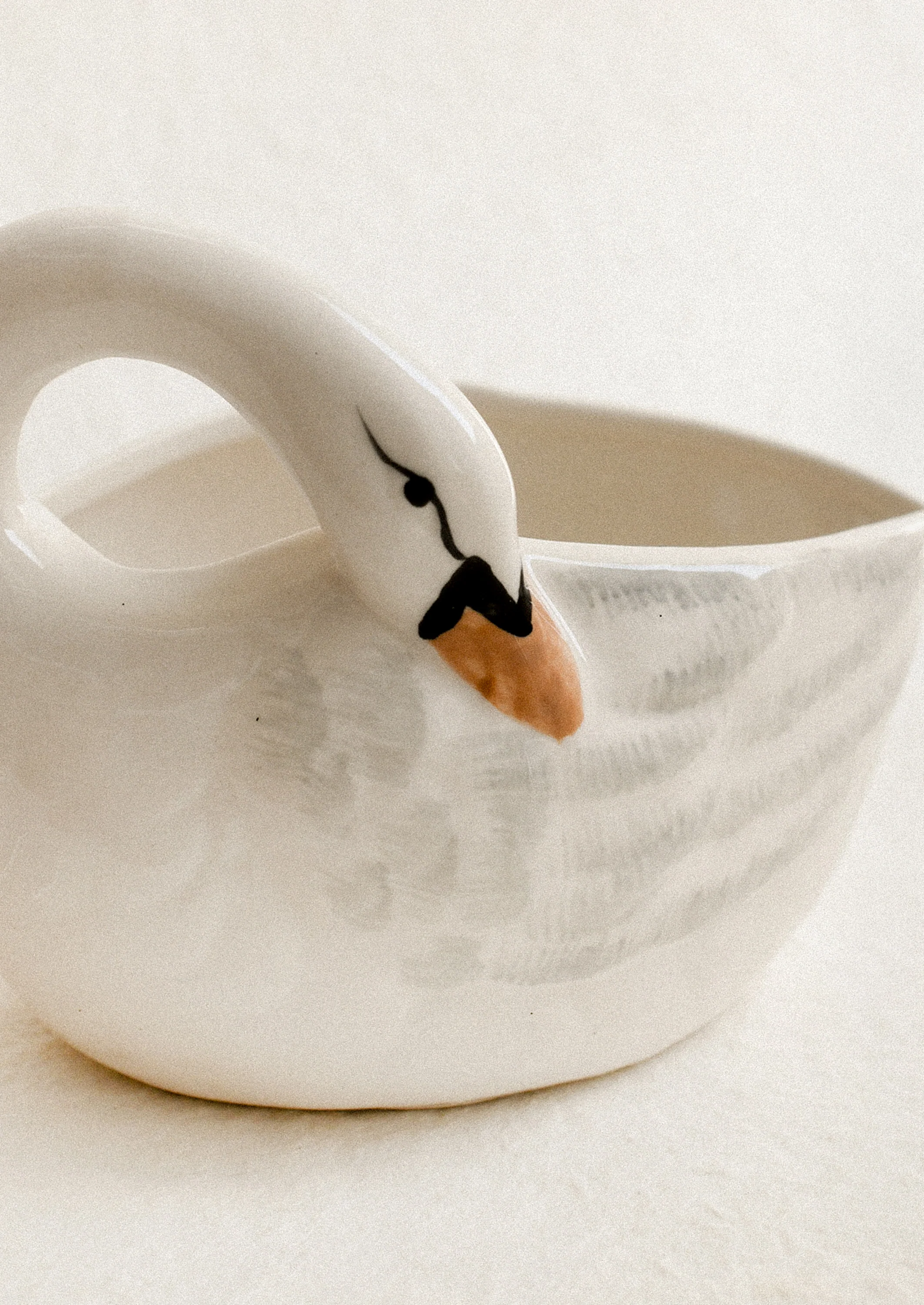 Swan Ceramic Creamer - Image 3