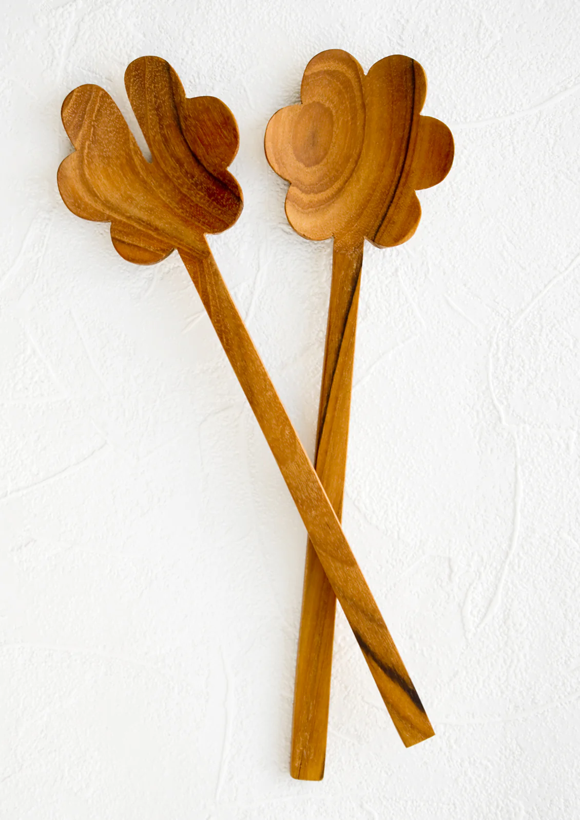 Teak Flower Serving Set - Image 3