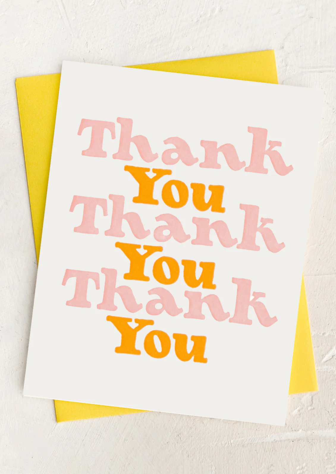 Thank You Thank You Thank You Card