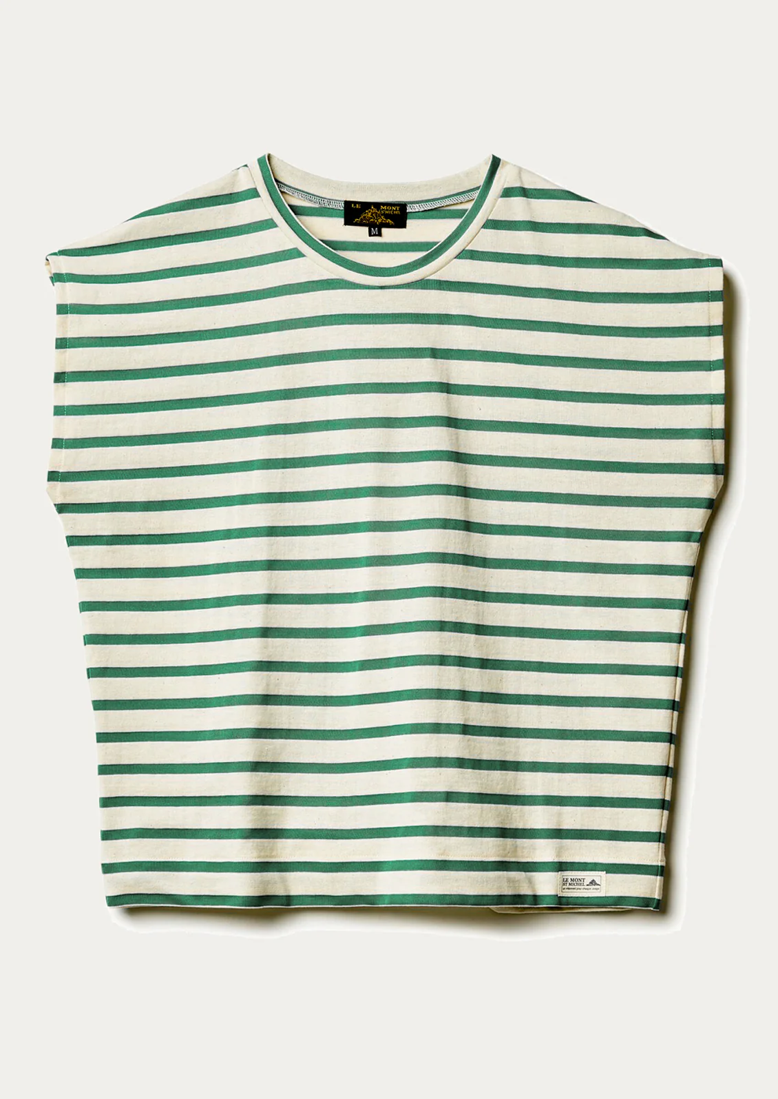Theoxane Striped Cotton Tee