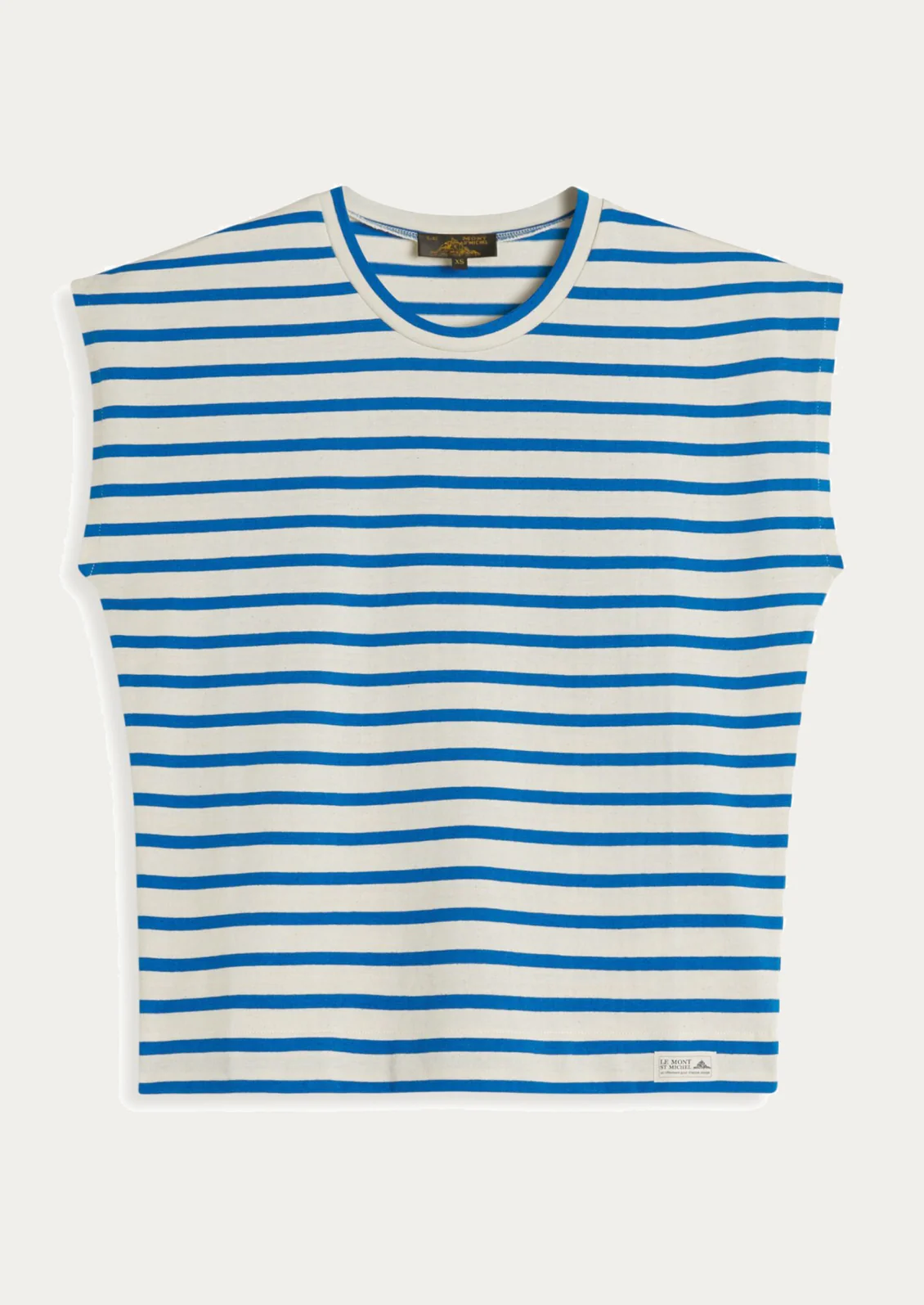 Theoxane Striped Cotton Tee - Image 3