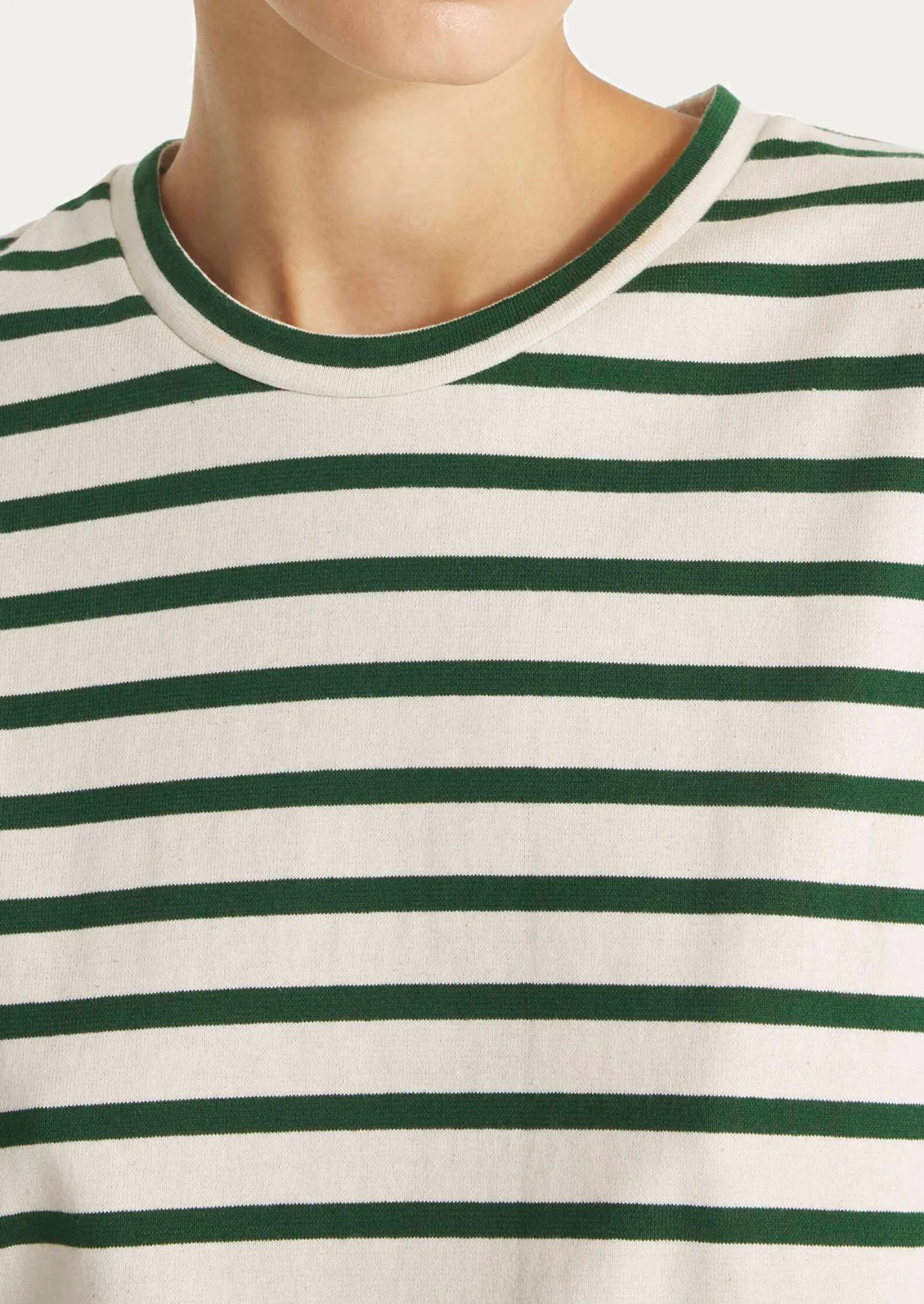 Theoxane Striped Cotton Tee - Image 4