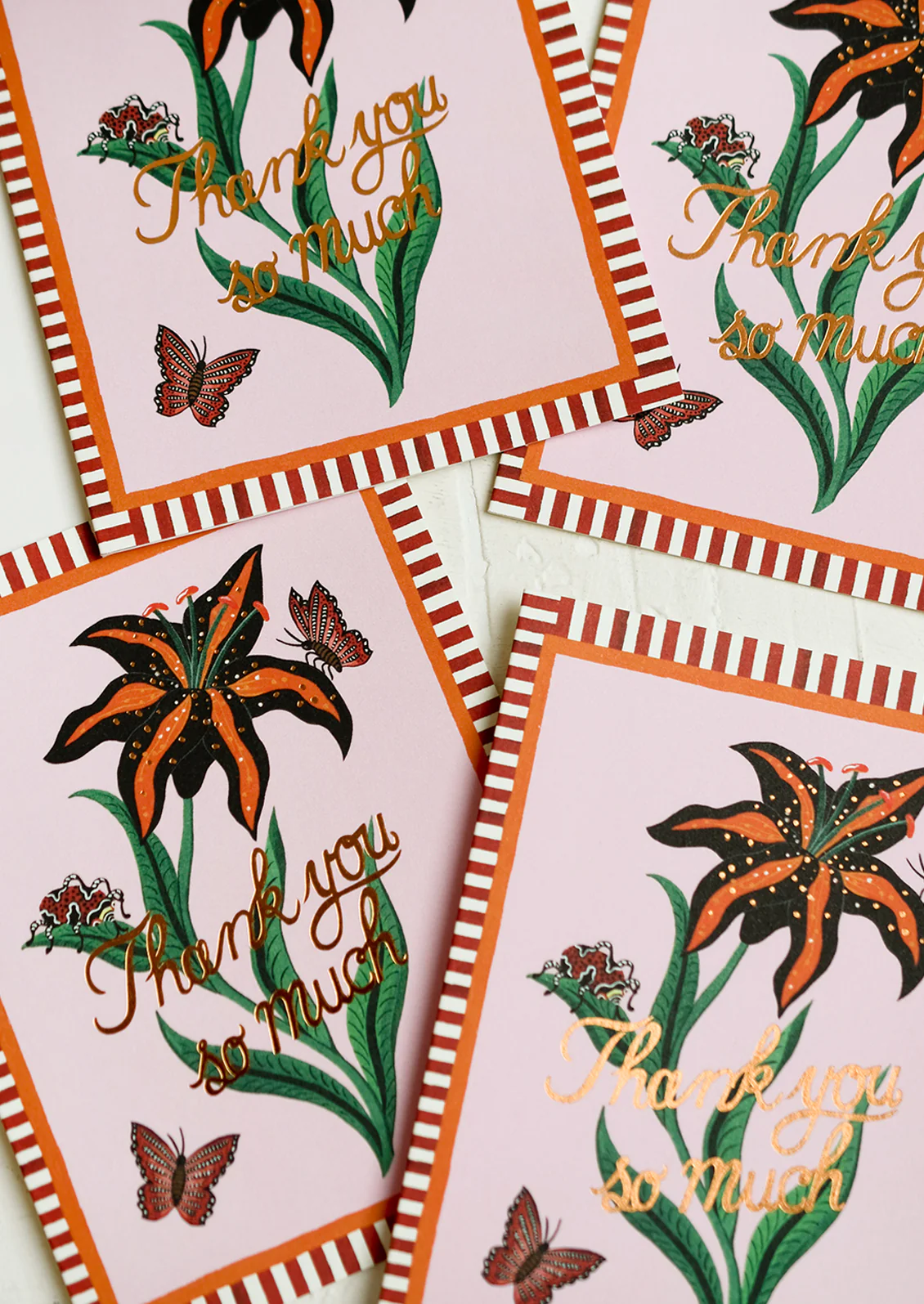 Tiger Lily Thank You Card - Image 2