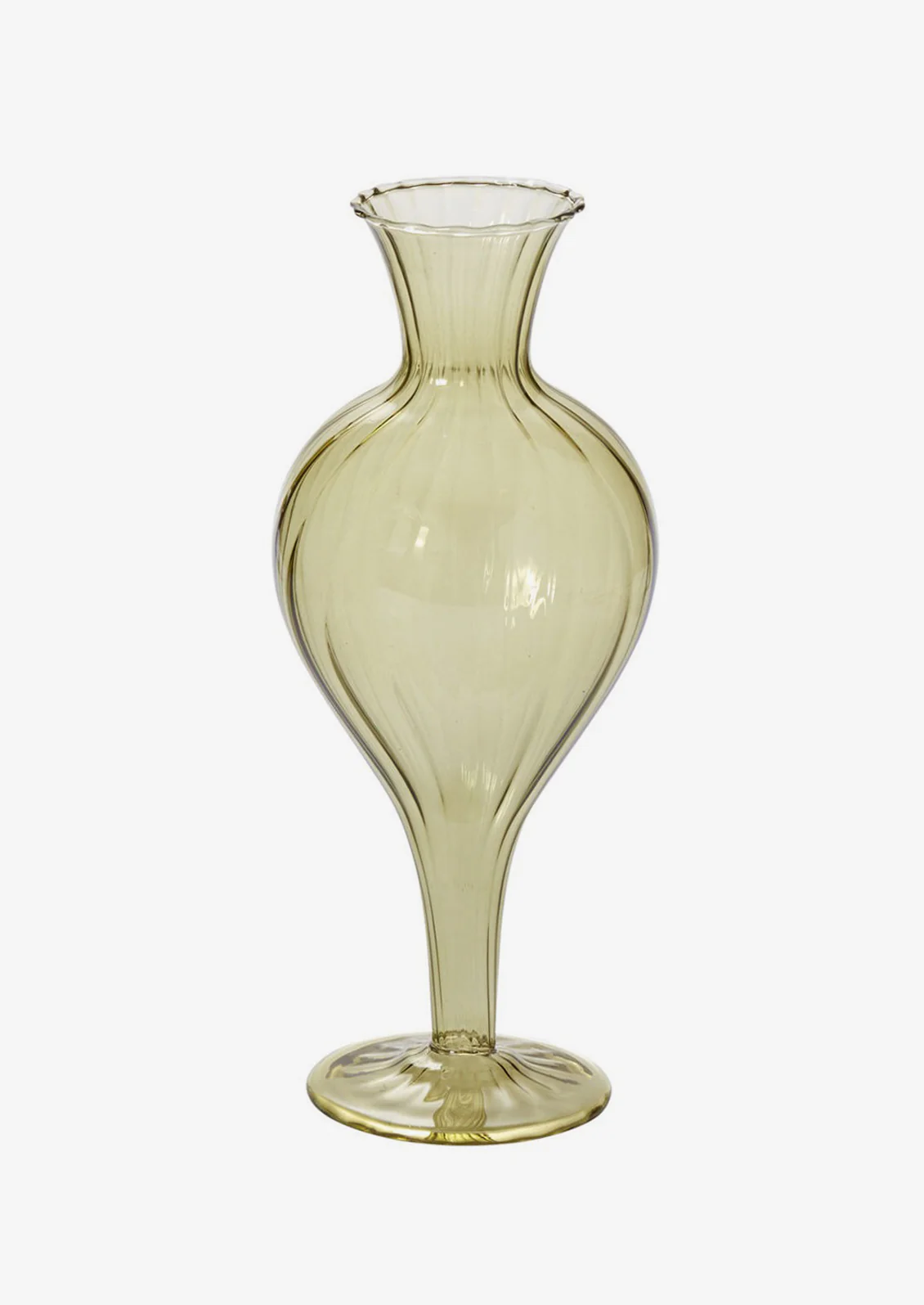 Tinted Optic Glass Vase - Image 2