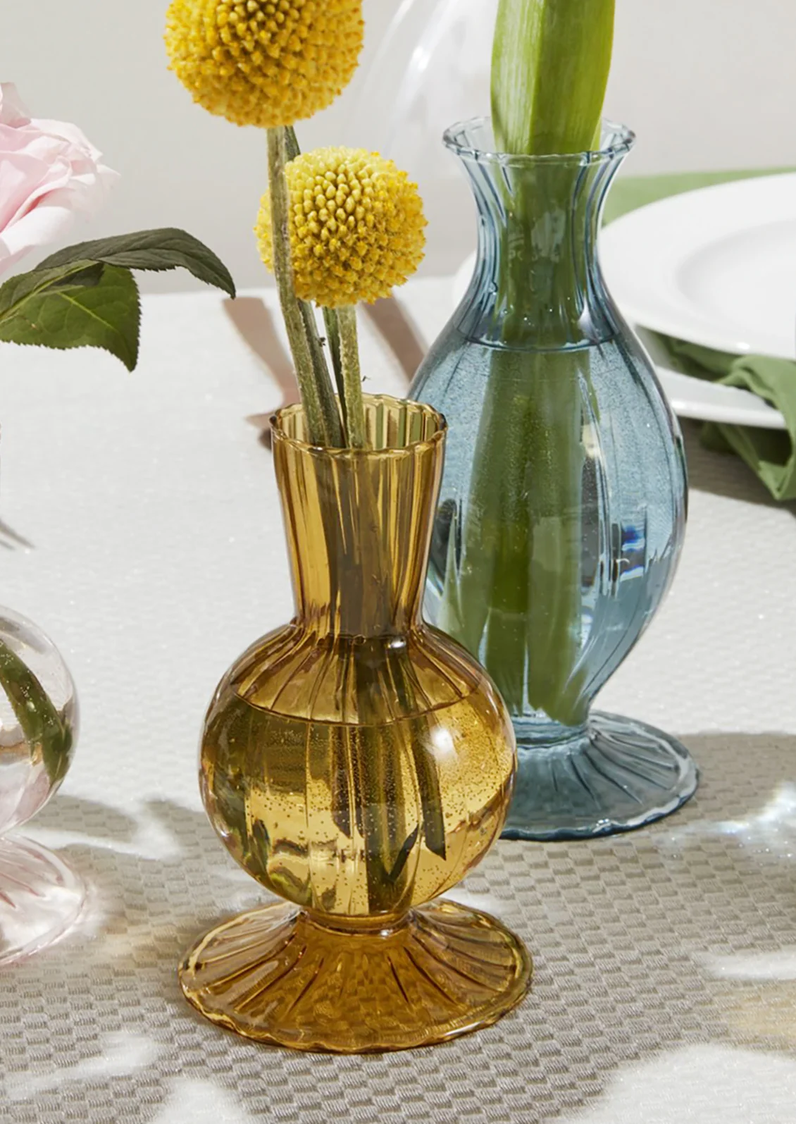 Tinted Optic Glass Vase - Image 3