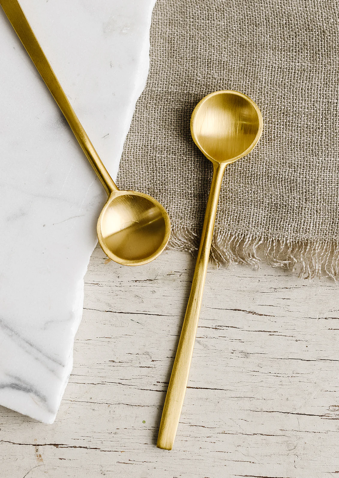 Tiny Brass Spoon
