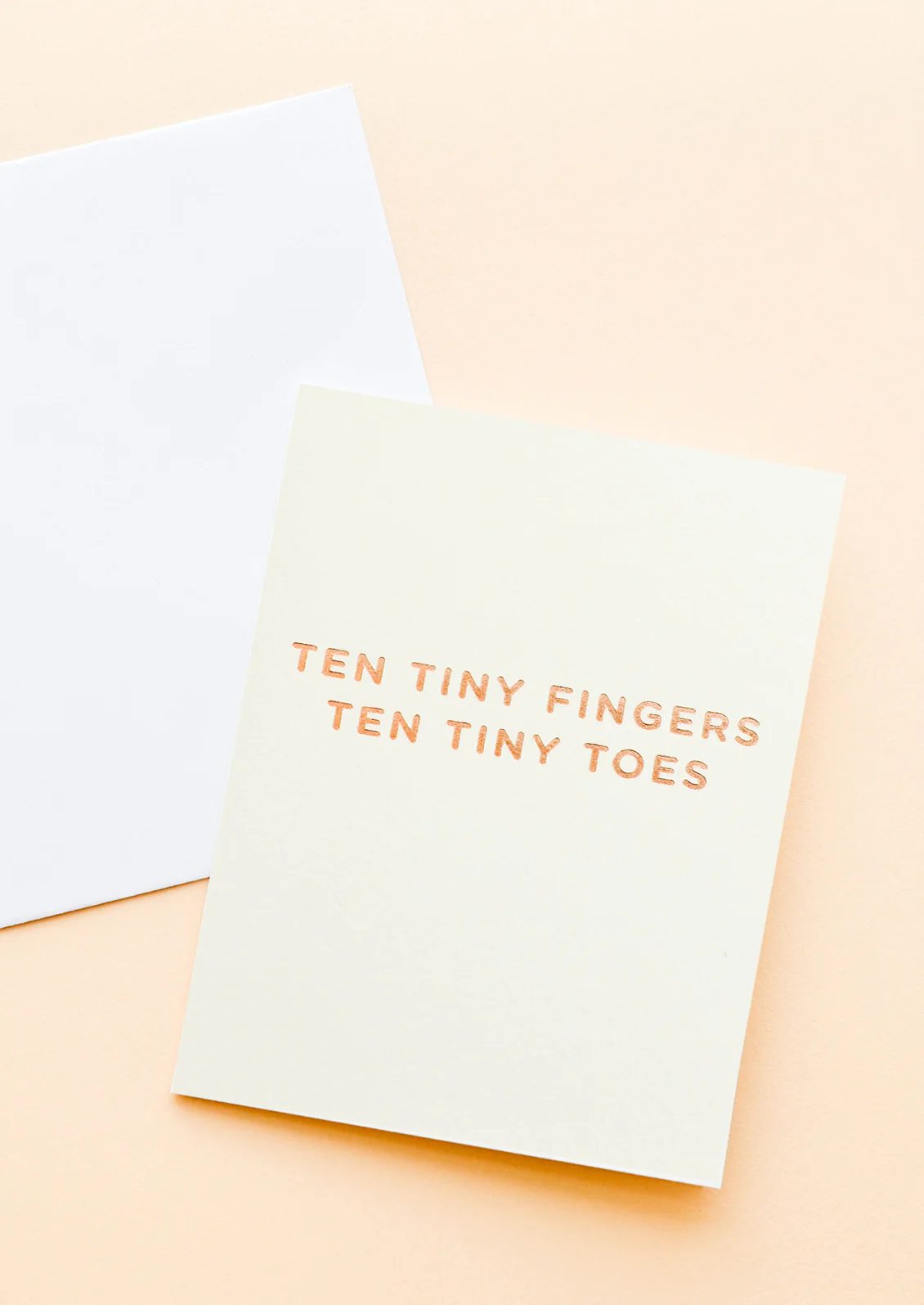 Tiny Fingers Tiny Toes Card
