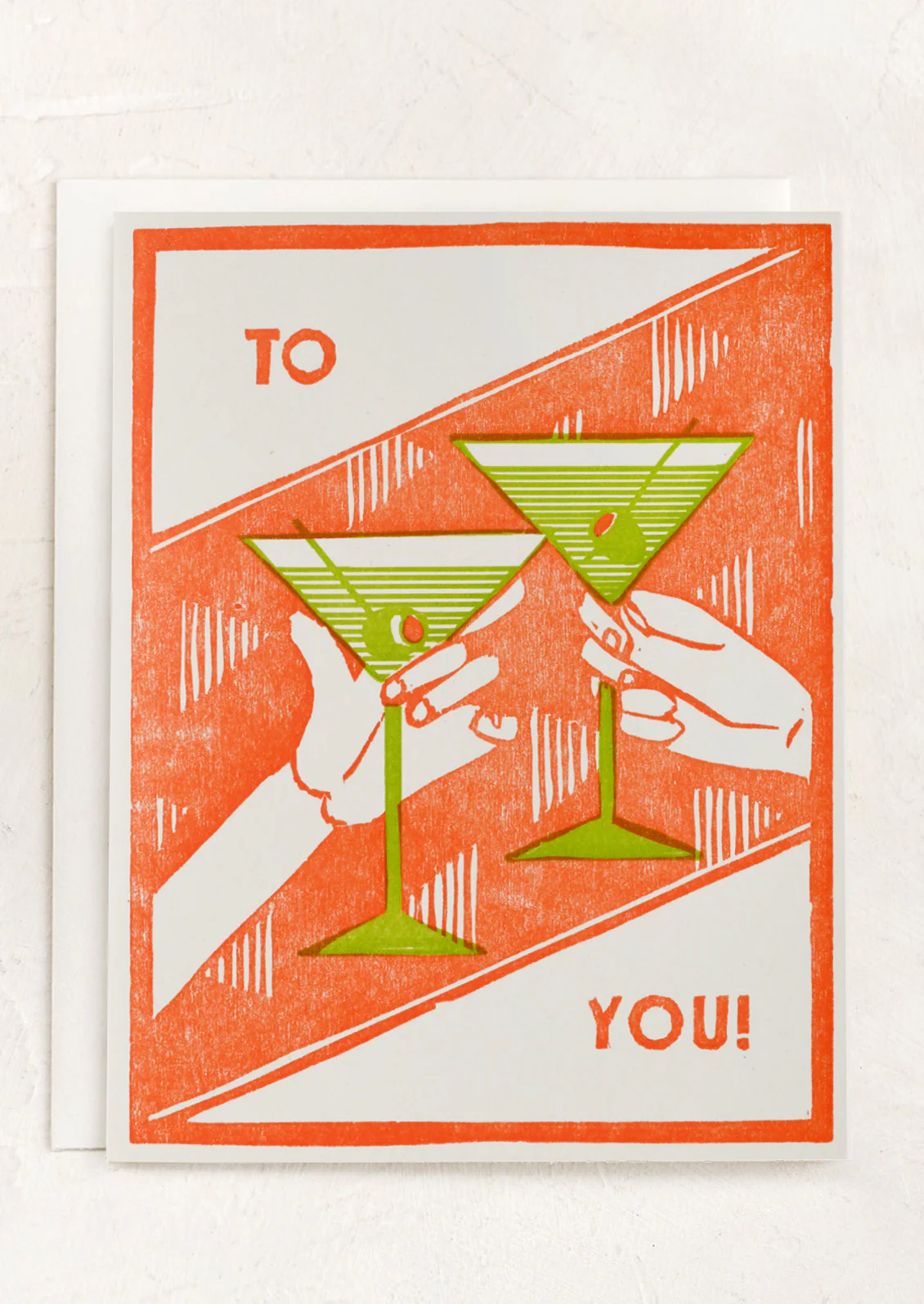 To You Martini Card