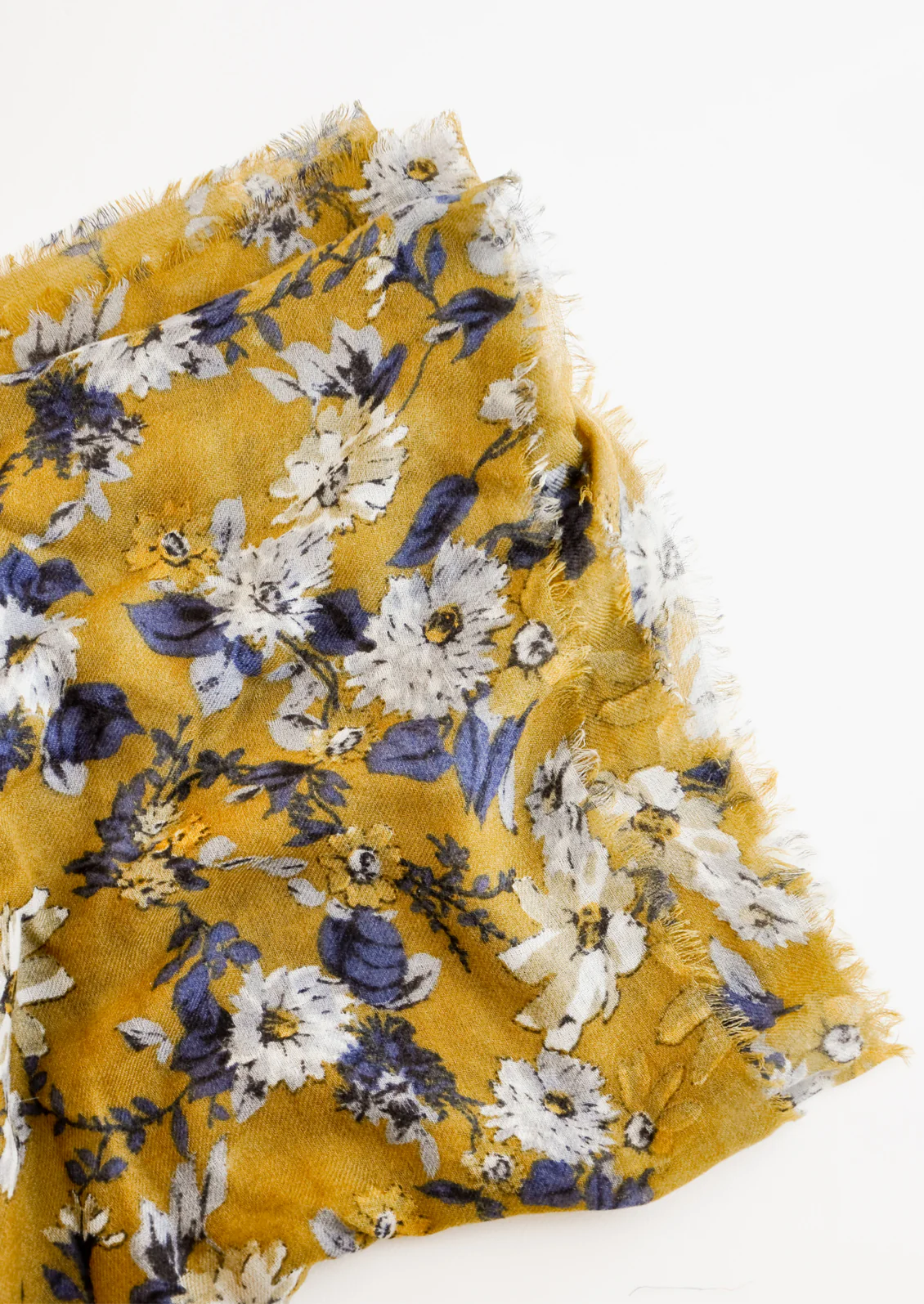 Tuileries Floral Wool-Cashmere Scarf - Image 3