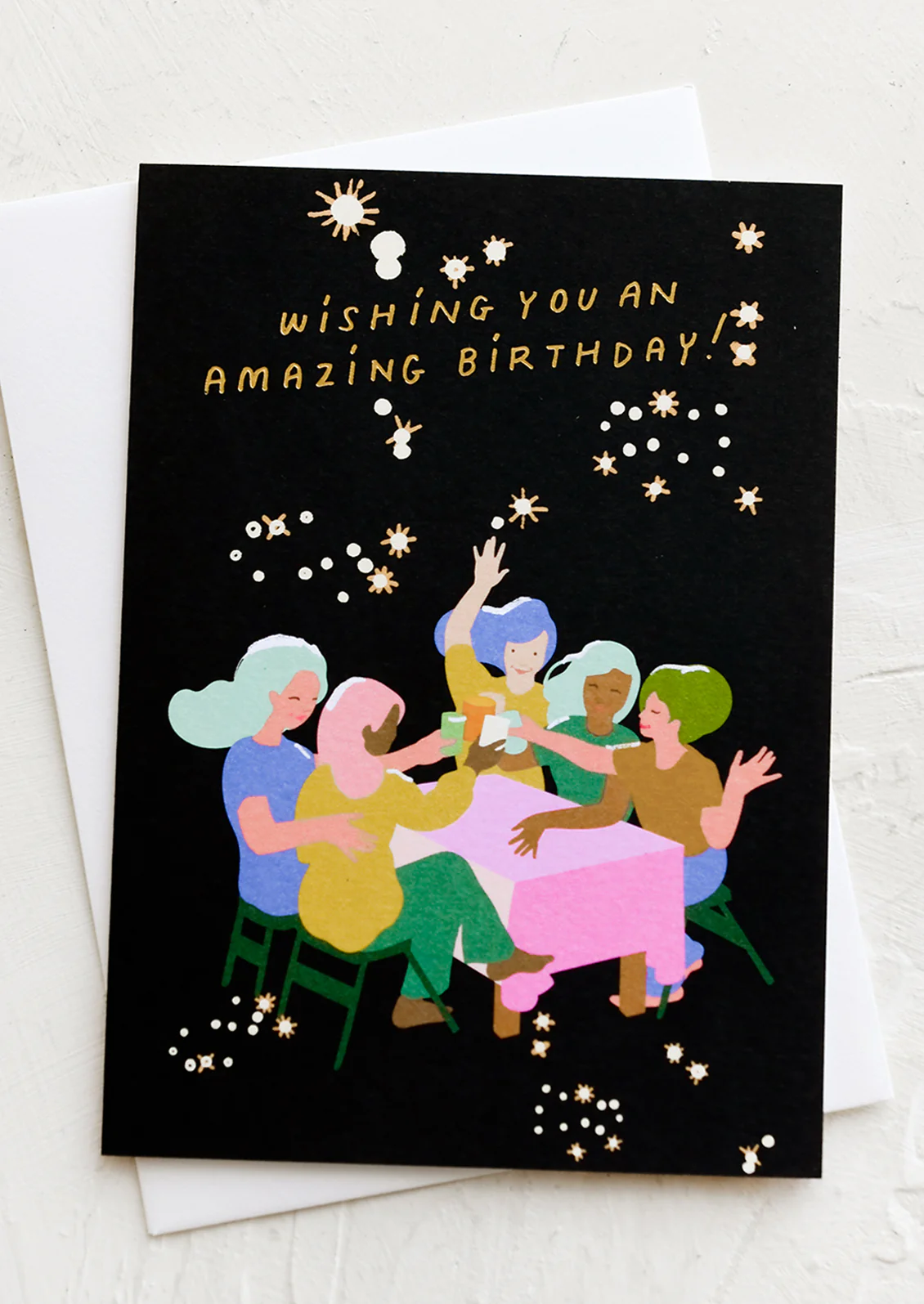 Under The Stars Birthday Card