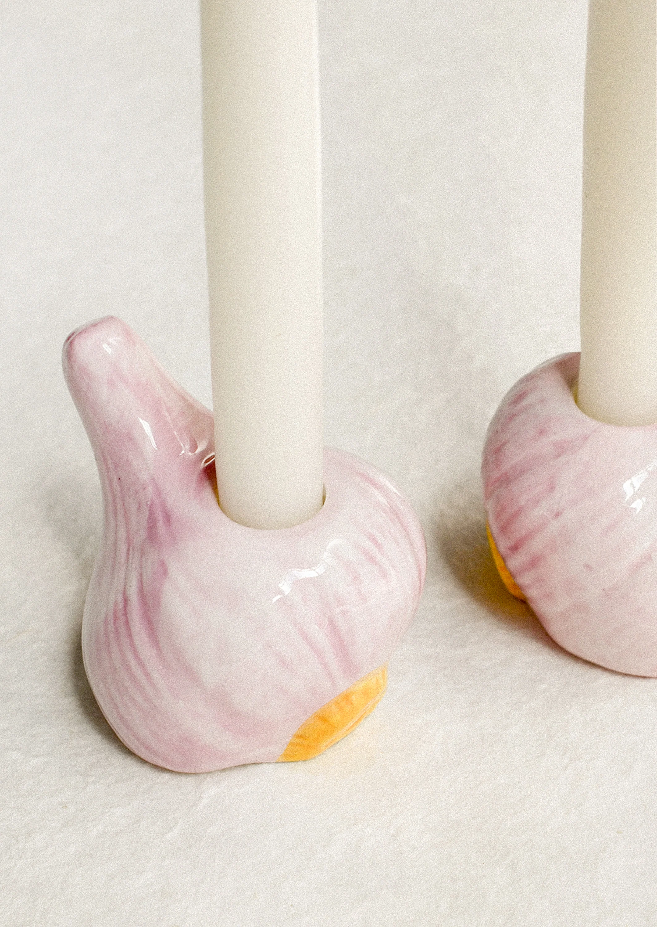 Garlic Candle Holder