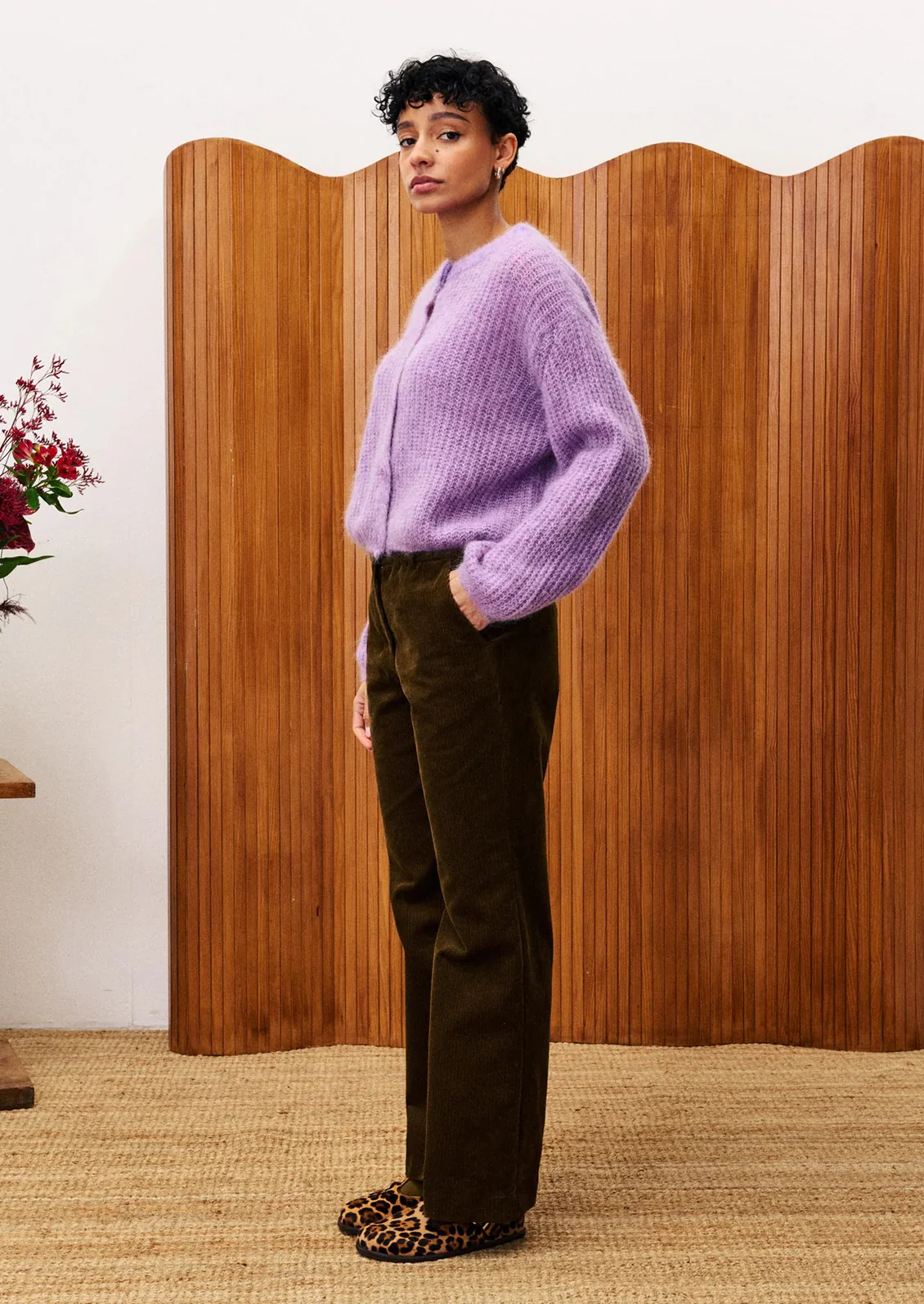 Jasmine Wool-Mohair Cardigan - Image 4