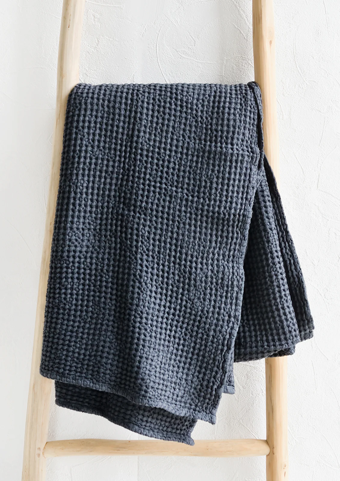 Waffled Linen-Cotton Bed Throw - Image 4