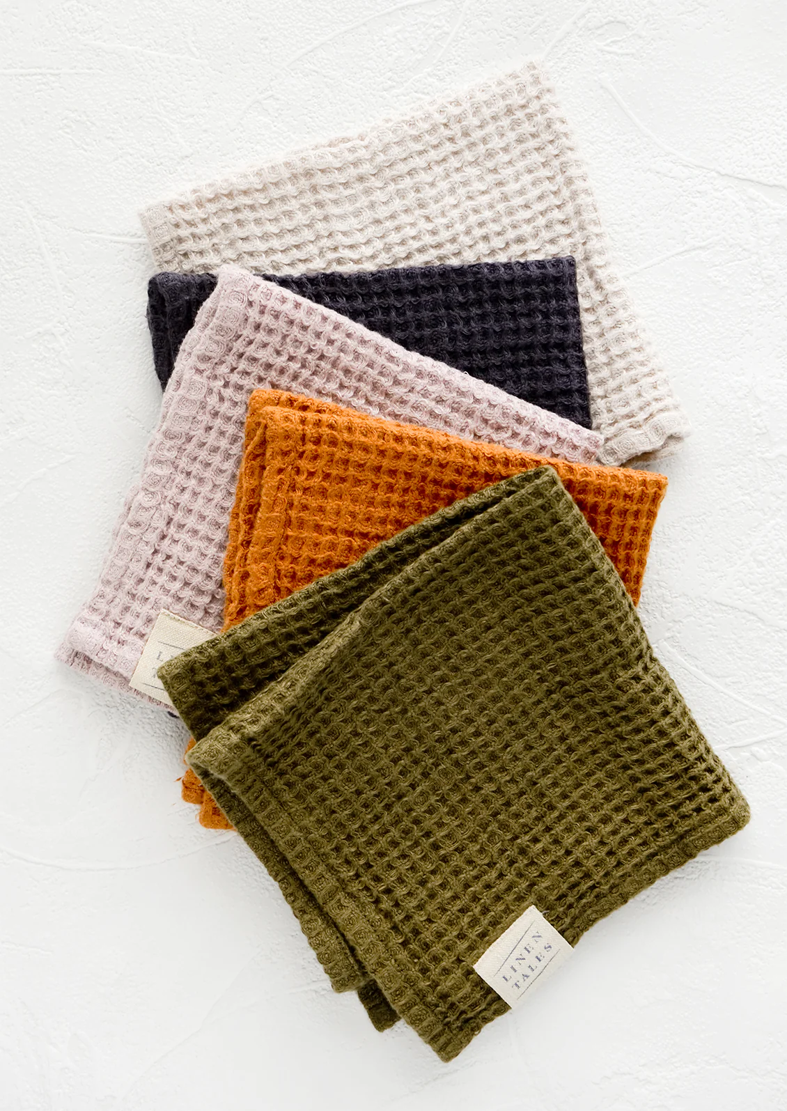 Waffle Linen Washcloth