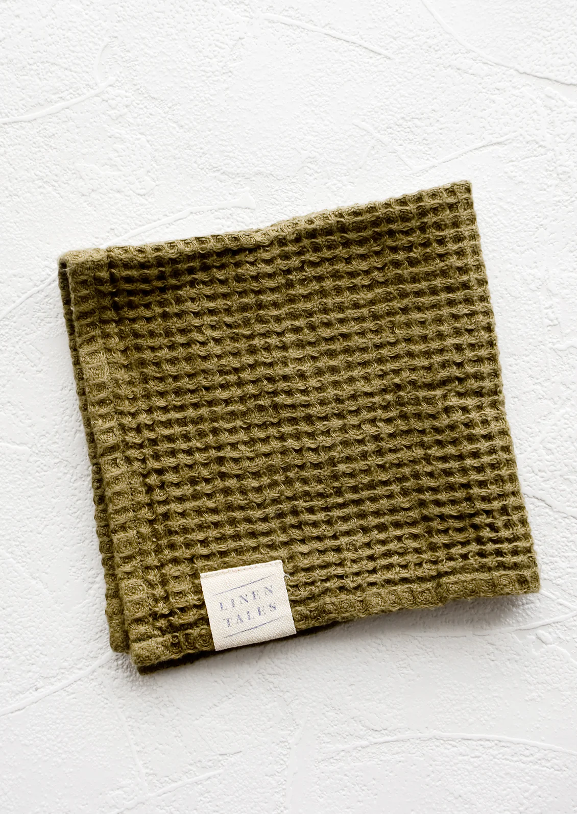 Waffle Linen Washcloth - Image 2