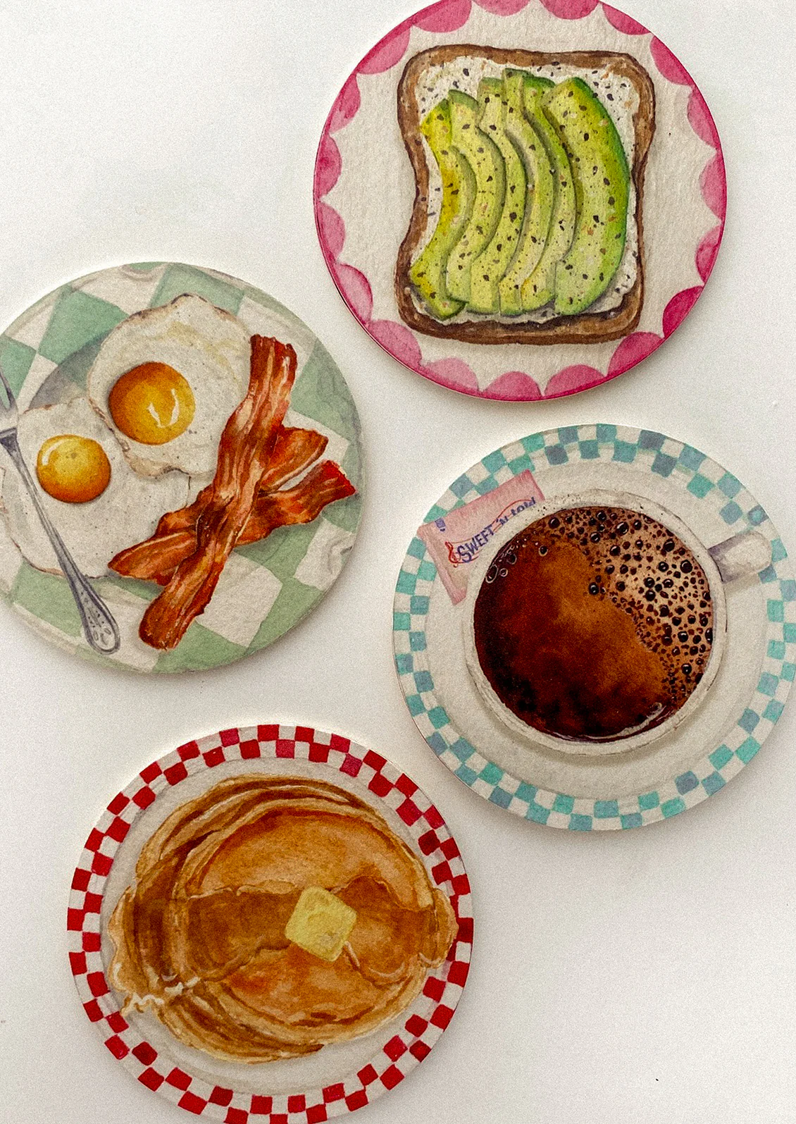 Watercolor Paper Coaster Set - Image 3