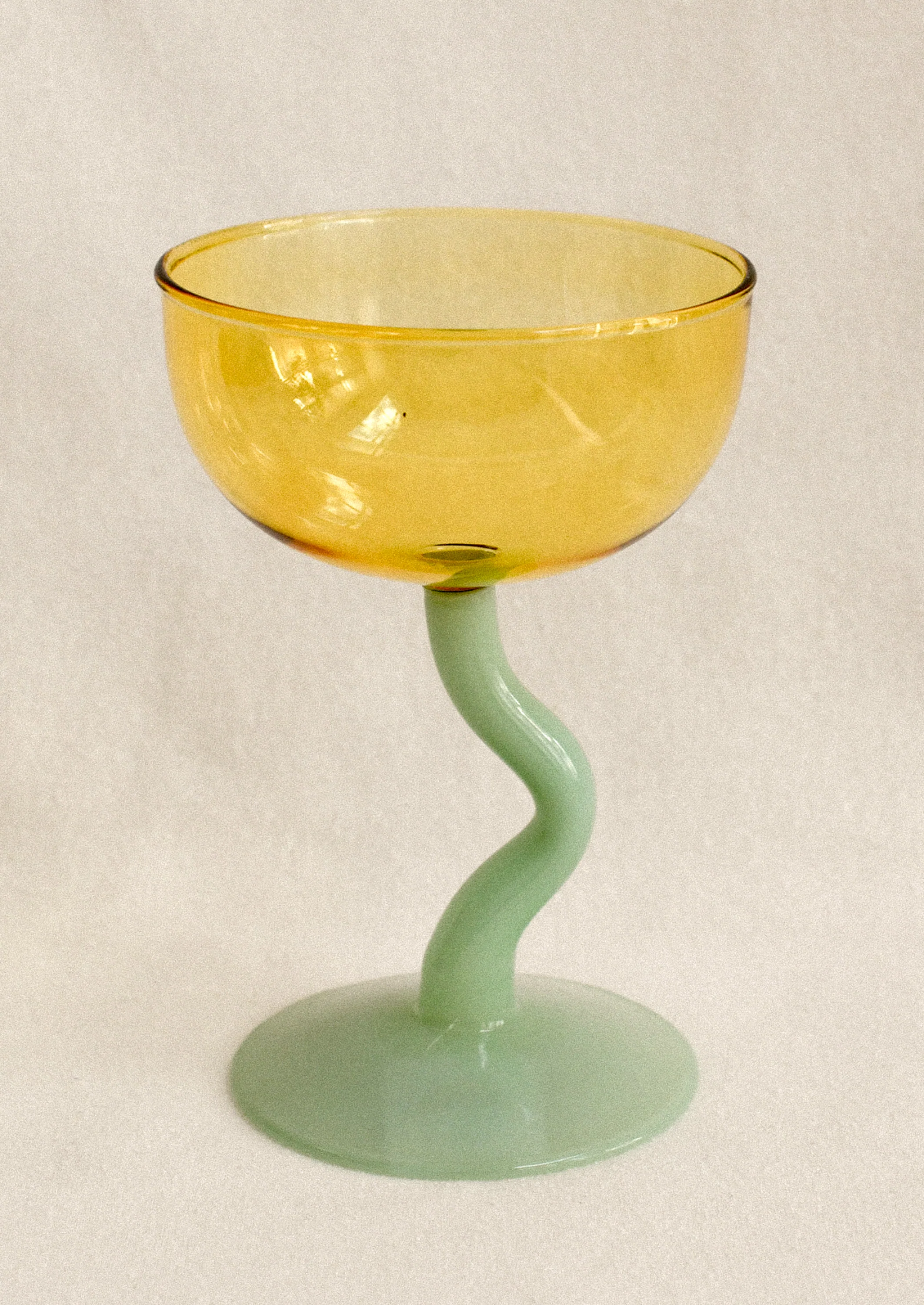 Wavy Coupe Glass