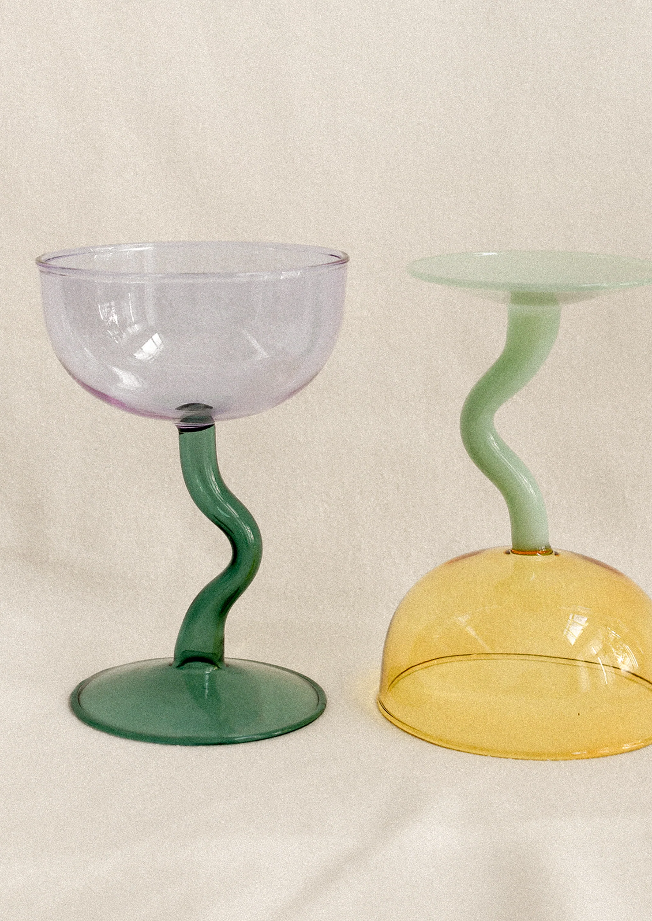 Wavy Coupe Glass - Image 2