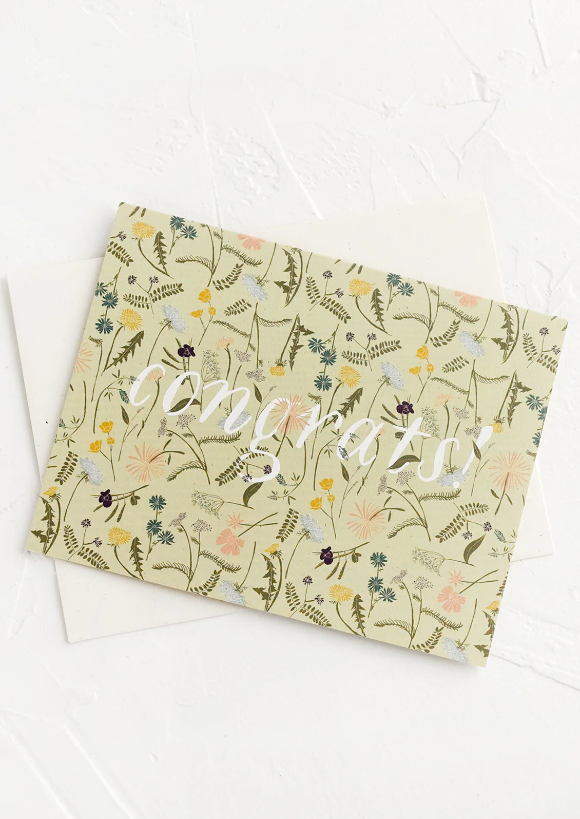Wild Blooms Congratulations Card