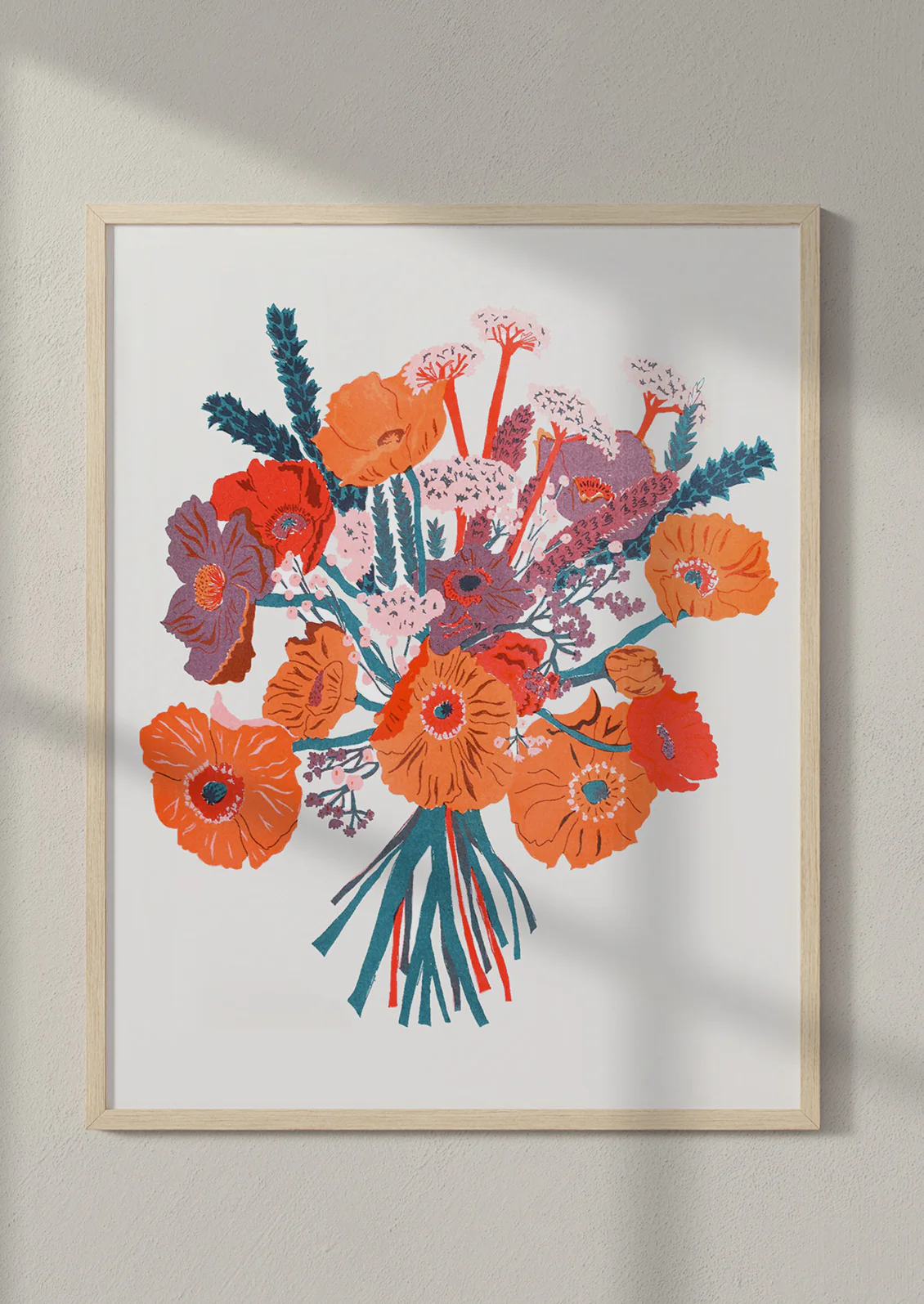 Wild Bouquet Risograph Print - Image 2