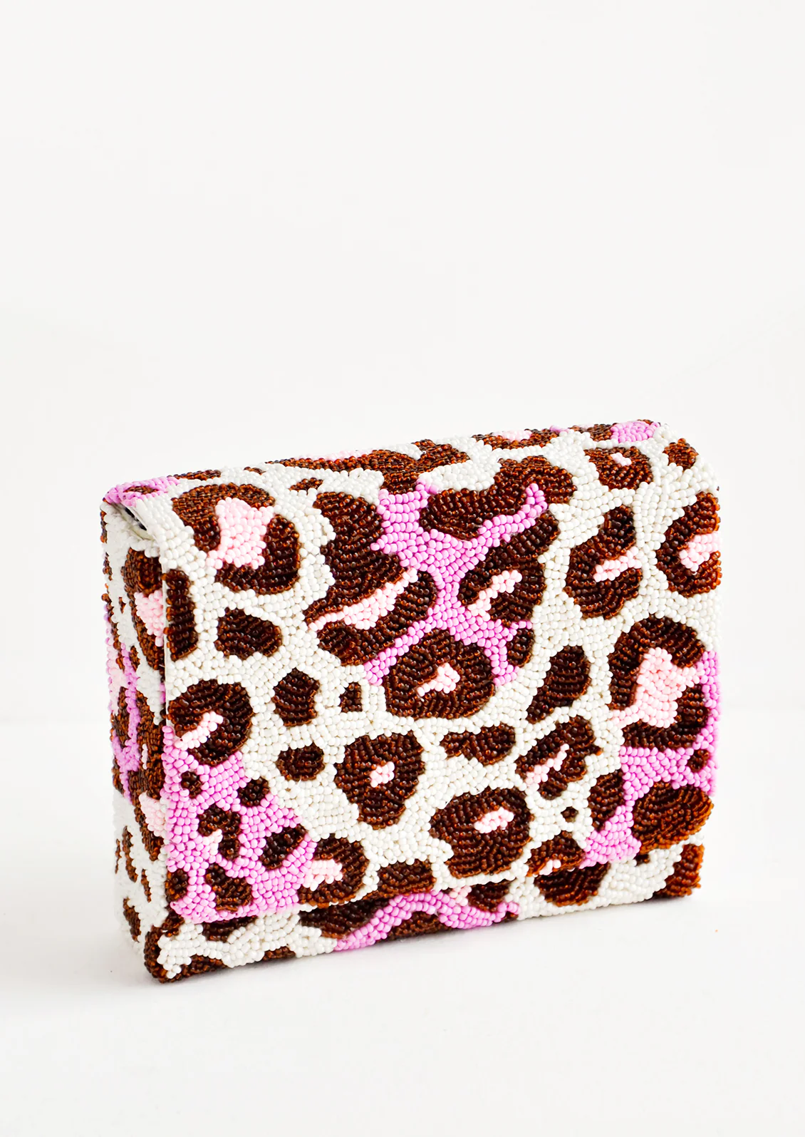 Wild Child Beaded Box Clutch