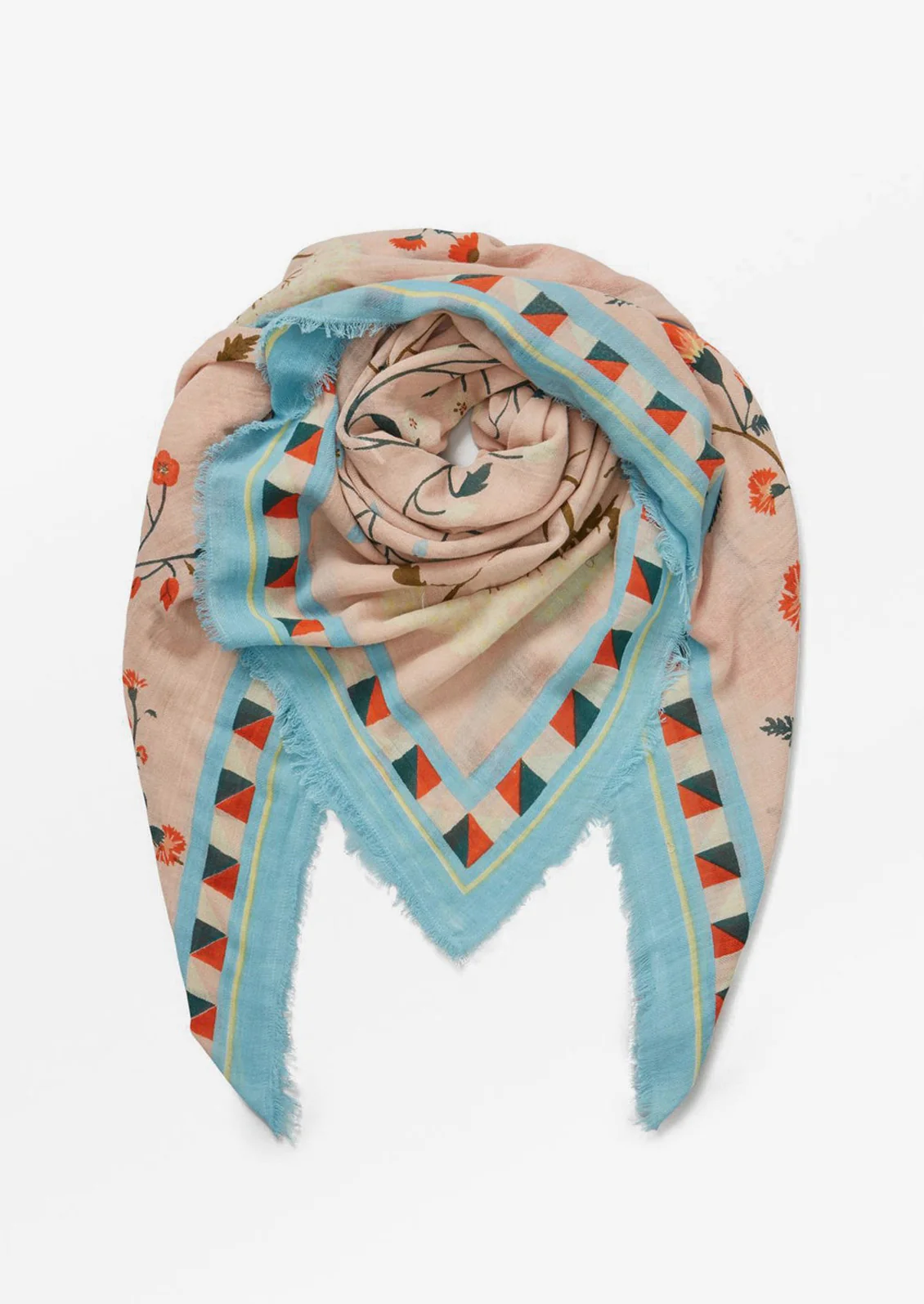 Wildflower Study Cotton-Cashmere Scarf - Image 3