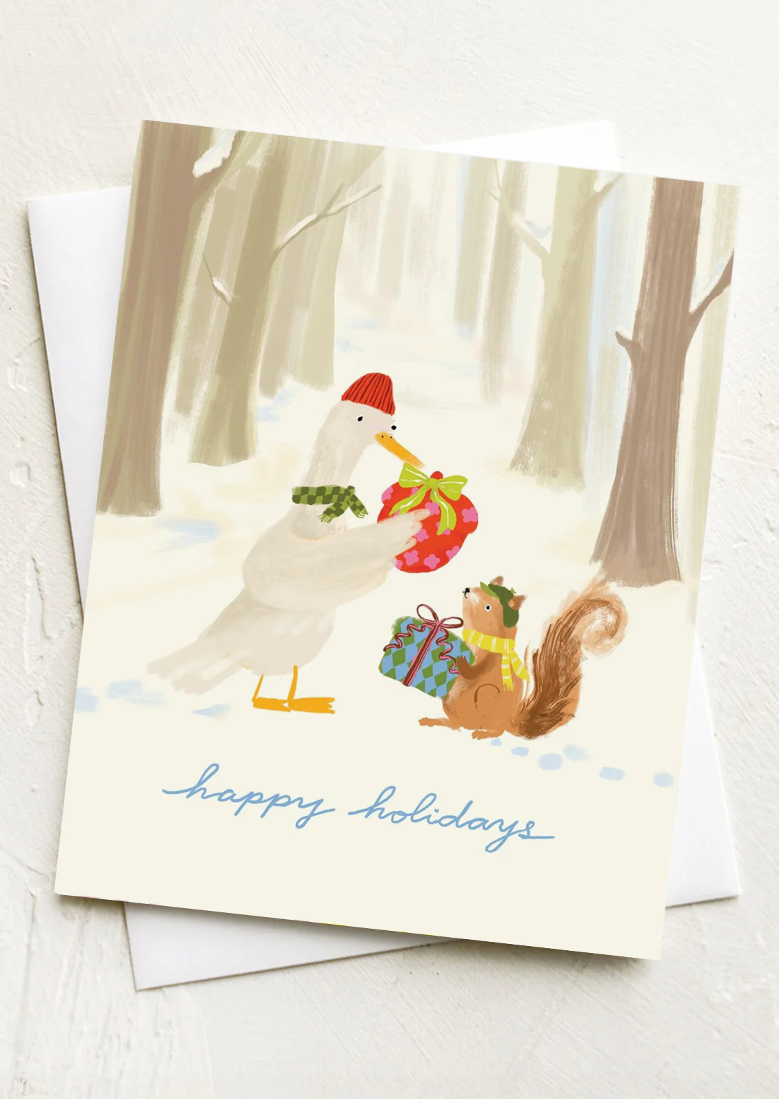 Woodland Gifts Holiday Card