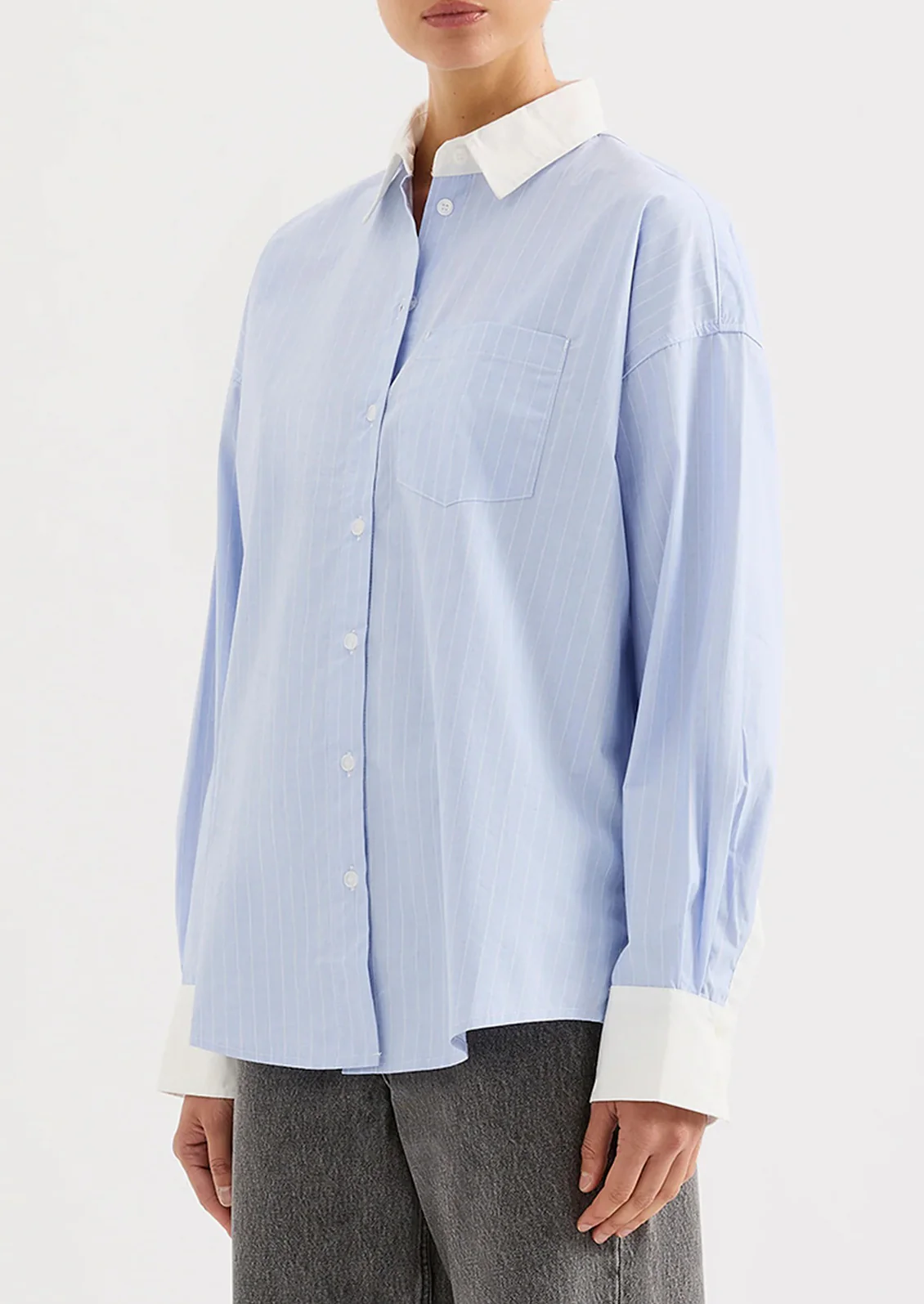 Yuri Striped Poplin Shirt - Image 4